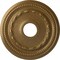 Ekena Millwork Federal Ceiling Medallion (Fits Canopies up to 8 1/2"), 15 3/8"OD x 3 5/8"ID x 1"P, Pale Gold CM15FEPAS - alternate 1